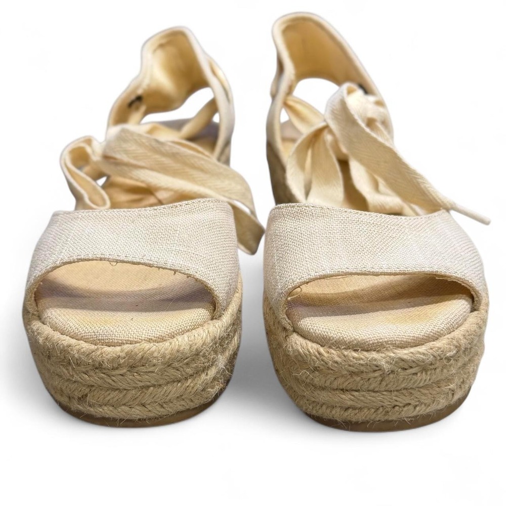 Womens Soludos platform wedge espadrilles shoes size 7.5 - Picture 7 of 8
